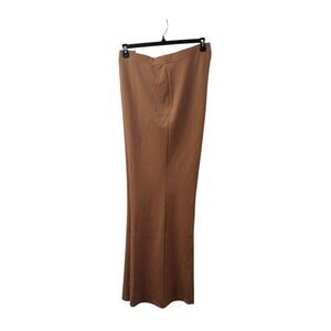 IMAN Wide Leg Tan Pants